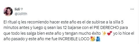 silla, año nuevo